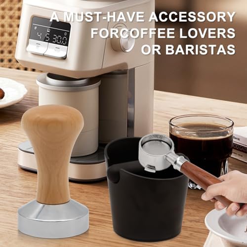 Coffee Tapping Box with Removable Tapping Lever and Non-slip Base