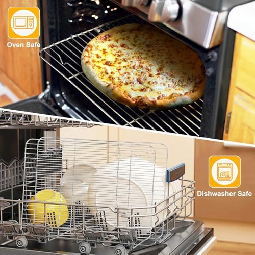 P&P CHEF 4 Pcs Baking Wire Rack for Cooling, 15.3 Inch