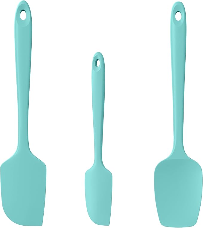 Heat Resistant Silicone Spatula Set of 3, Luxiwise 600ºF High Temp Baking by Unknown
