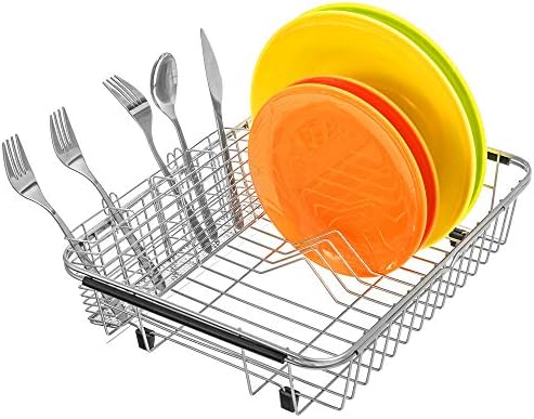SANNO Utensil Silverware Holder Organizer Hanging Cutlery Organizer