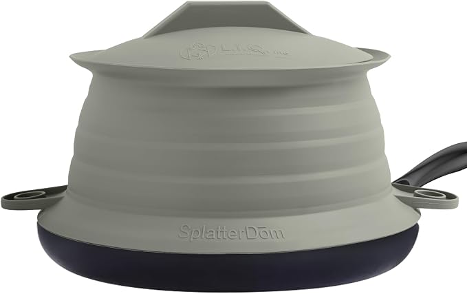 L.I.Q Silicone Splatter Guard – Fits 10 and 12 Inch Pots – Microwave Safe and by LIQInc