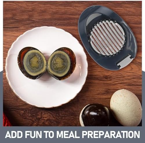 Hard Boiled Egg Slicer Plastic Cutter for Salad and Breakfast