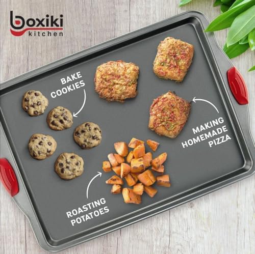 Nonstick Baking Sheet Pan & Melamine Dip Bowls – Heavy-Duty Carbon