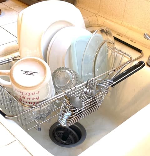 Stainless Steel Utensil Drying Basket Rack Hanging Holder for Knife