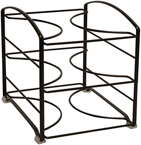 Deco Brothers Wrap Organizer Rack for Kitchen Cabinet, 3 Tier, Bronze
