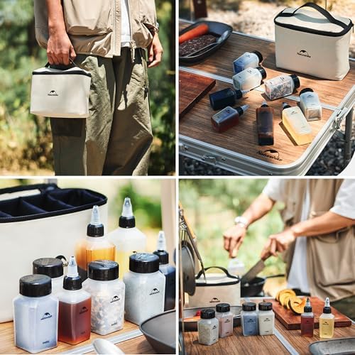 windhike Naturehike PP 6/8 Pcs-Set Travel Spice Containers, Camping