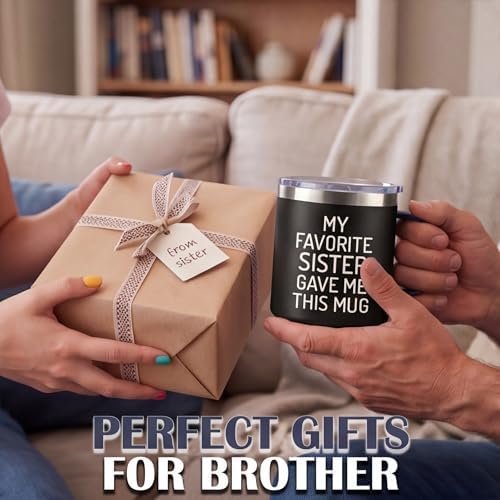 Funny Gifts for Brother Adult-Birthday Brother Gifts from Sister-Best