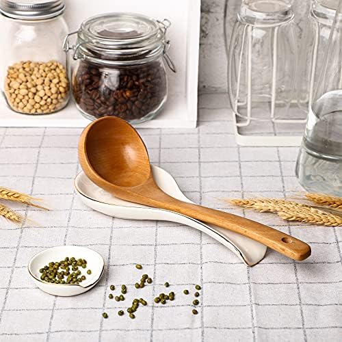 Patelai Ceramic Spoon Rest Spoon Holder Stovetop for Kitchen Stove