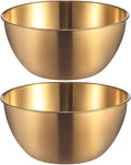 Stainless Steel Salad Bowls Set of 2 Mixing Bowl by AIYoo