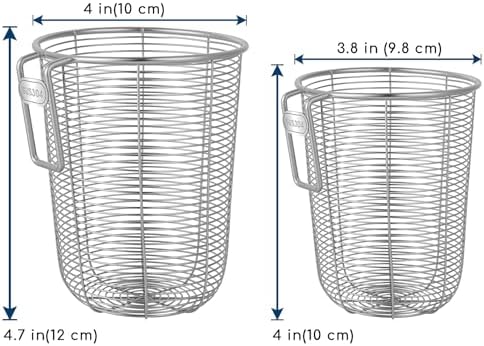 Donxote 2-Piece Stainless Steel Dishwasher Cutlery Basket Set, Utensil