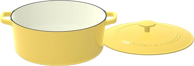 Cuisinart Chef's Classic Enameled Cast Iron Round Covered Casserole - Image 2