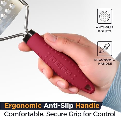 Deiss PRO Coarse Grater & Hand Held Cheese Grater - Sharp Stainless