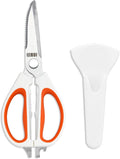 Kitchen Scissors with Magnetic Holder Heavy Duty Magnetic Scissors by DARKEDGE