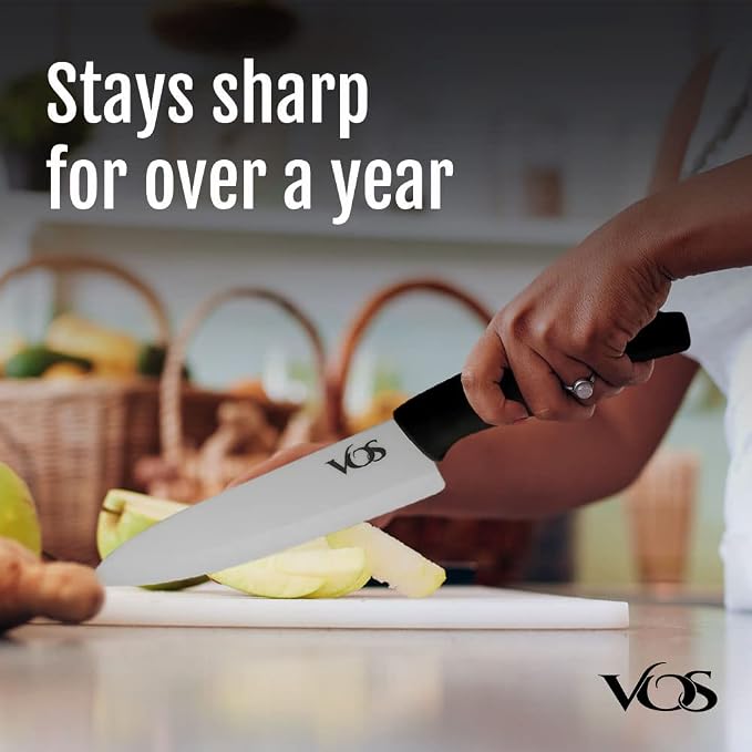 Vos Ceramic Knife with Peeler, Knives Set - Image 5