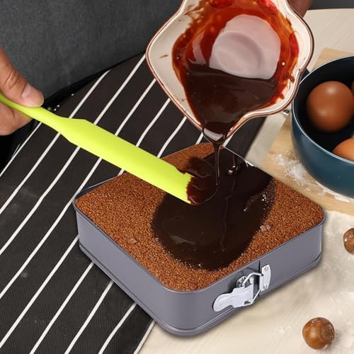 Rectangle Springform Pan Set with Removable Bottom Nonstick Cheesecake