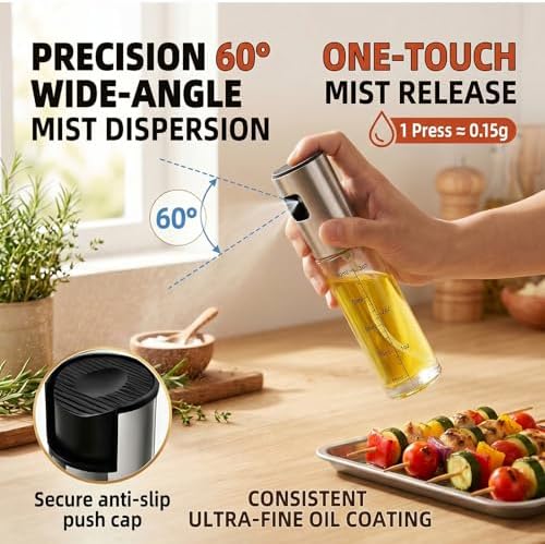 100ml Olive Oil Sprayer, Food Grade Glass