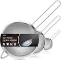 Ydeapi Fine Mesh Strainer, Stainless Steel Strainers with Sturdy