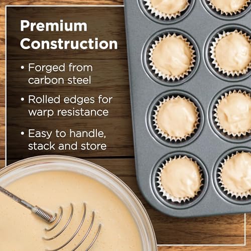 Wrenbury Mini Muffin Pan - Tiny Treats, Big Smiles - Non Stick Small