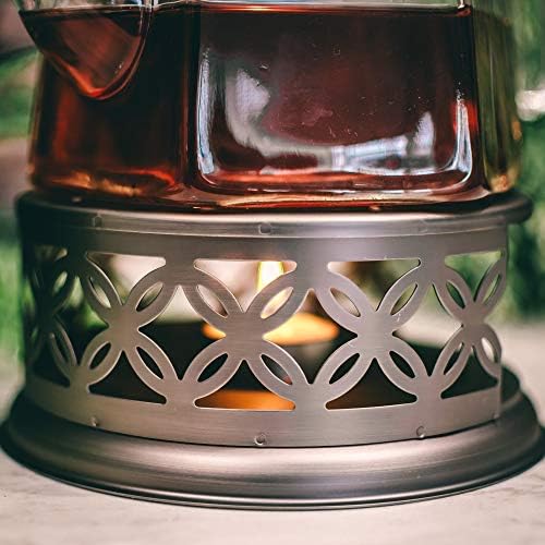 GROSCHE Cairo Teapot Warmer with Tea Light Candle, Universal Stand
