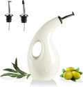 Sweejar Ceramic Olive Oil Dispenser Bottle, 24 Oz Opaque Cruet Protects EVOO by Sweejarco1949