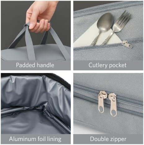 Glad Cook & Take Glass Baking Dish Set with Lids and Carrier