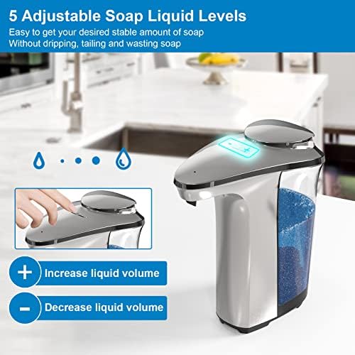Automatic 17oz Touchless Liquid Dish Soap Dispenser