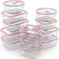 Razab 24 Pc Glass Food Storage Containers with Lids