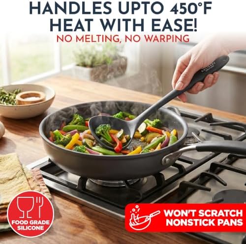25 PCs Silicone Cooking Utensils Set - Non-Stick Silicone Kitchen
