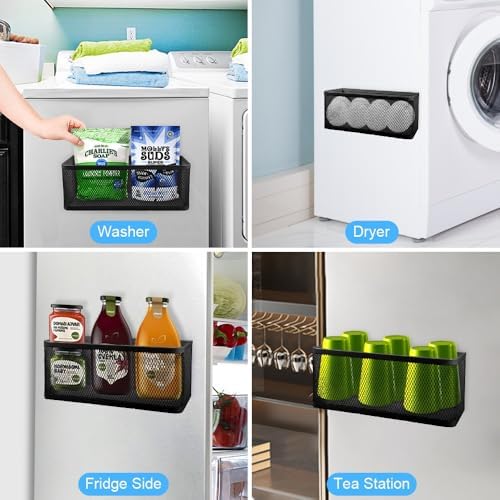 Picowe Magnetic Laundry Organizer, 16.5lb Capacity, White