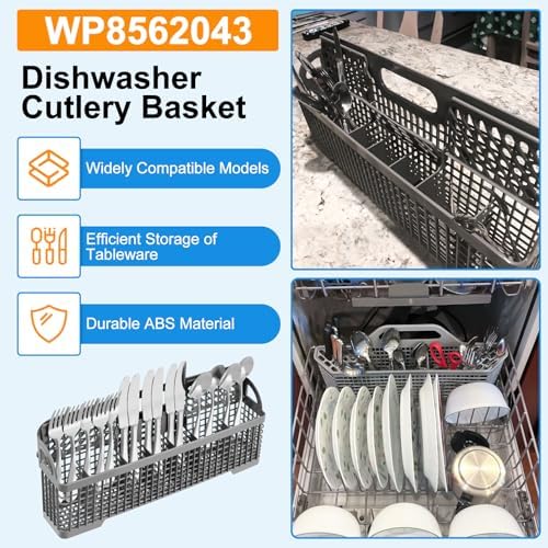 WP8562043 8531233 Dishwasher Silverware Basket Replacement