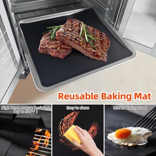 4 Pcs Air Fryer Liners and 100 Pcs Parchment Paper for Breville