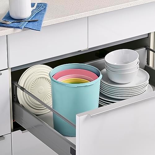 Tupperware Heritage 10-Piece Pastel Tall Canister Set
