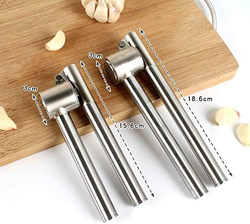 GLOGLOW 304 Stainless Steel Garlic Press