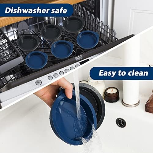 Webake 4 inch Silicone Air Fryer Egg Mold for Baking, Nonstick