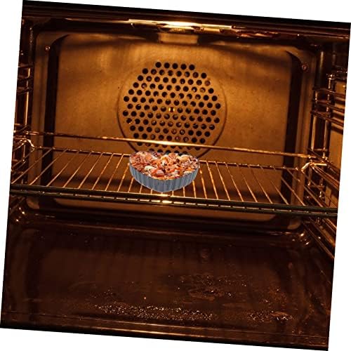 SHOWERORO Heart Shape Pie Pan Set of 2 Carbon Steel Nonstick Oven Tray