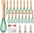 Baderke 20 Sets Christmas Whisk Gifts Set, Green