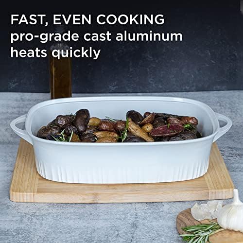 CorningWare QuickHeat 5.7-QT Cast Aluminum Roaster With Lid &