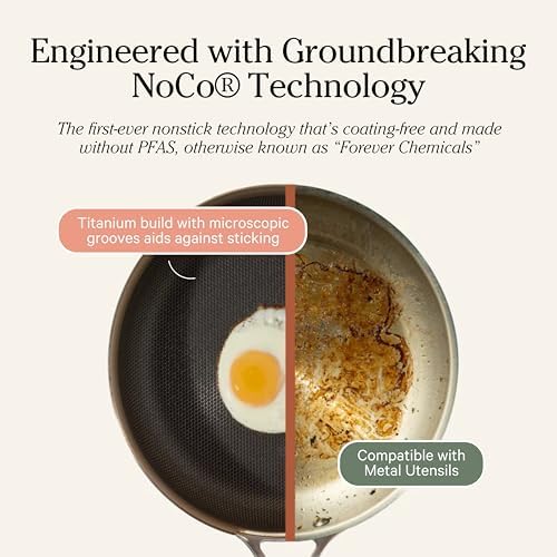 Our Place Titanium Always Pan Pro, 10.6" Nonstick Titanium Frying Pan