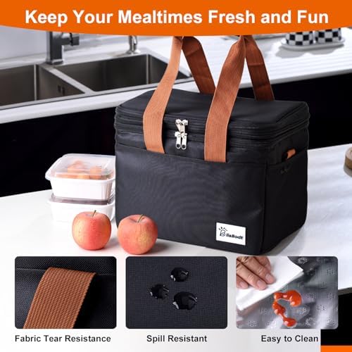 Lunch Bag Upgraded Insulated Lunch Box for Men and Women - 15-20L