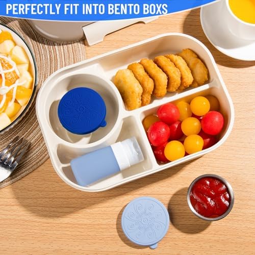 MICEBAY 8-Pack Salad Dressing Container, Leakproof Squeeze Bottles
