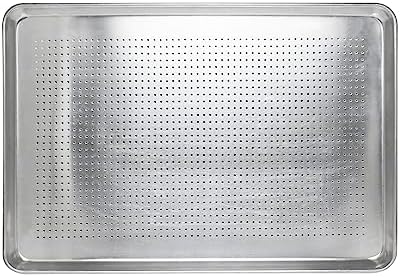 TrueCraftware- Half Size 18" x 13" Perforated Aluminum Sheet Pan Set