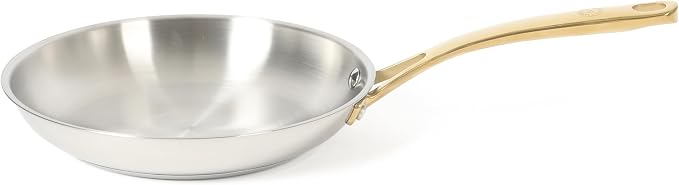Martha Stewart Castelle 9.5-Inch Stainless Steel Frying Pan by MarthaStewart