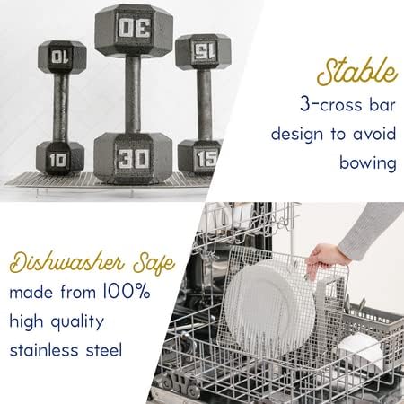 Ultra Cuisine Stainless Steel Baking Rack - 10x14.75 inch & Aluminum