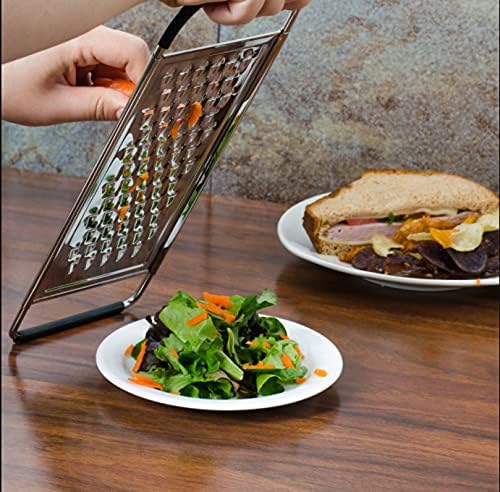 Metal Magery Stainless Steel Extra Course Handheld Non Slip Flat