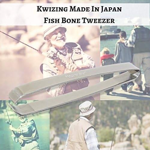 Kwizing 4 3/4" Stainless Steel Fish Bone Tweezers