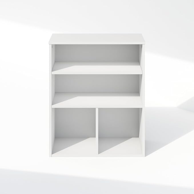 Furinno Reed Closet Organizers and Storage, 3-Tier Closet Organizer, Open Shelf - Image 5