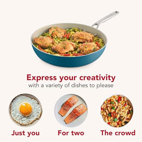 KitchenAid Hard-Anodized Ceramic Induction Cookware Set, 9-Piece Pots