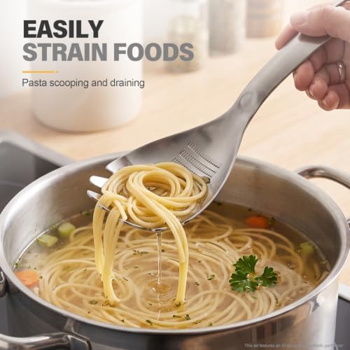 5-in-1 Multifunction Stainless Steel Cooking Spoon, Egg Slotted Spoon