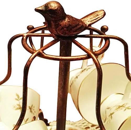 Creation Core Vintage Bronze Iron Coffee Cup Holder Storage Premium