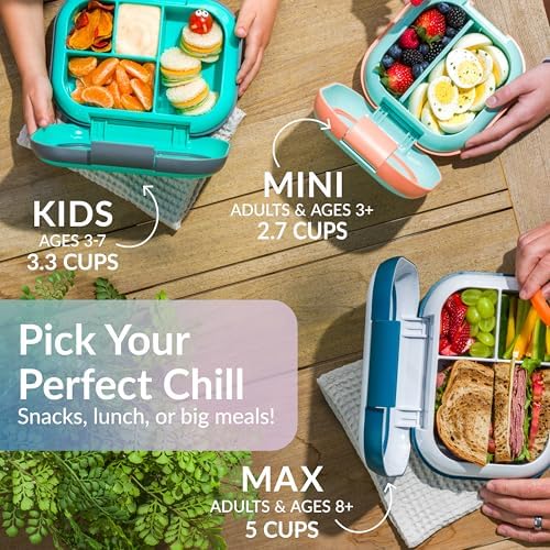 Bentgo Chill Mini Leak-Proof 3 or 4 Compartment Lunch Box